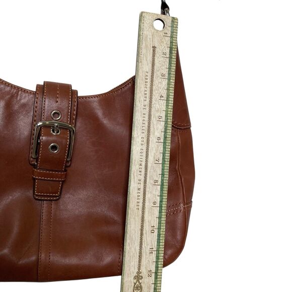 Coach Hamilton VTG Hobo Shoulder Bag British Tan Camel Leather Purse Y2K Vintage - Picture 8 of 15